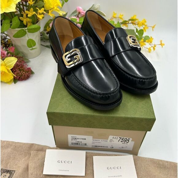 Men’s Gucci interlocking G loafers size 7 fits 8US made in Italy - Picture 2 of 10